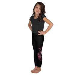 Hawaiian Hibiscus Tattoo Toddler & Youth Leggings - 6 Colors Available