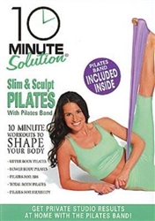 10 Minute Solution Slim And Sculpt Pilates DVD With Band