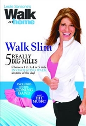 Leslie Sansone Walk at Home Walk Slim 5 Really Big Miles DVD