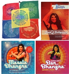 Masala Bhangra Set - Hollywood Bollywood Style, Back 2 Bollywood, Scarves & CD