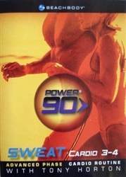 Tony Horton Power 90 Sweat Cardio 3-4 DVD