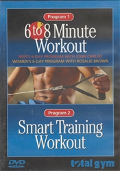 Total Gym 6 to 8 Minute Workout with Smart Training Workout DVD