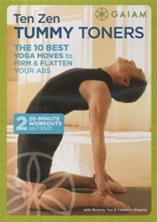 Gaiam Ten Zen Tummy Toners DVD Cameron Shayne And Rodney Yee