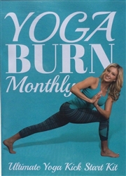 Yoga Burn Monthly Ultimate Yoga Kick Start Kit 4 DVD Set - Zoe Bray-Cotton