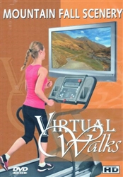 Mountain Fall Scenery Virtual Walk Treadmill or Elliptical Workout - The Ambient Collection