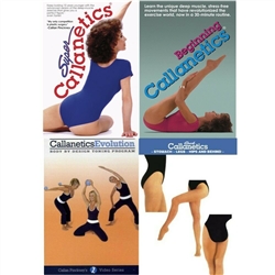 4 Original Callanetics DVDs