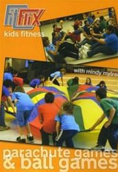 Kids Fitness Parachute Games And Ball Games DVD