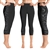 Polynesian Maori / Samoan Tattoo Crop Yoga Pants - 6 colors available & 2 Band Widths