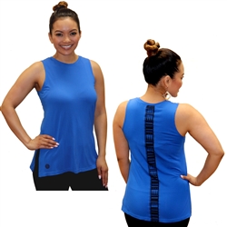 Women's Cotton / Spandex Super Soft Tank - Samoan Tattoo Kuahiwi Design