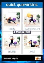 Quiet Quarantine 4 Workouts - Barlates Body Blitz - DVD-R