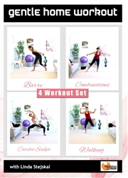 Gentle Home Workout 4 Workouts - Barlates Body Blitz - DVD-R