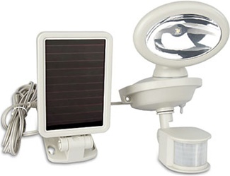 MAXSA Solar-Powered Motion-Activated LED Security Floodlight