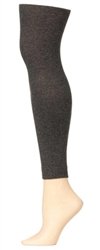 Foot Traffic - Signature cotton leggings - heather graphite