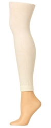 Foot Traffic - Signature cotton leggings - Ivory