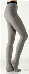 Foot Traffic - Signature cotton tights - heather slate