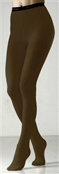 Foot Traffic - Signature cotton tights - chocolate