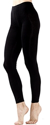 Foot Traffic - Cashmere blend cotton leggings - black