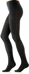 Foot Traffic - Soft merino wool tights - grey