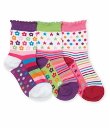 Jefferies - Pink riot socks 3pack