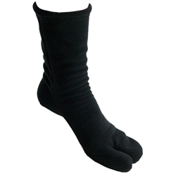 Polar Feet - Extra warm tabi socks - black
