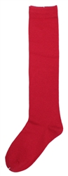 Sunfort - Plain red knee highs for kids