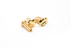 1Up Racing LowPro Bullet Plugs - 4mm (2)