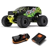 ARRMA 1/10 GORGON 4X2 MEGA 550 Brushed MT RTR with Battery and Charger - Yellow