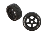 ARRMA dBoots Hoons 42/100 2.9 Belted Tires on Five Spoke Wheels (2)