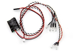 Axial Simple LED Controller w/LED lights (4 White and 2 Red)