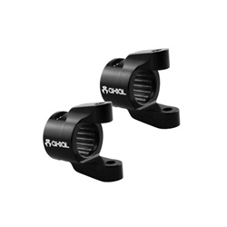 Axial XR10 Wraith Aluminum C:Hub Carrier Black: 2pc