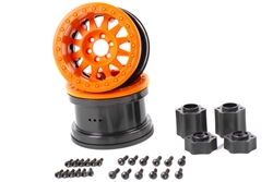 Axial 2.2" Method Beadlock Wheels IFD Orange (2pcs)