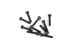 Axial M2.6x12mm Cap Head Screw Black (10)