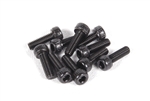 Axial M2.6x8mm Cap Head (Black) (10pcs)