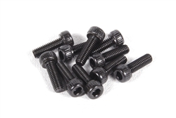 Axial M2.6x8mm Cap Head (Black) (10pcs)