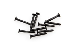 Axial Wraith M2.6x18mm Hex Socket Tapping Flat Head (Black) (10pcs)