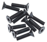 Axial Hex Socket Flat Head M3x12mm Black (10)