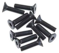 Axial Hex Socket Flat Head M3x12mm Black (10)