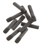 Axial Screw Shaft M3x2.5x13mm Black (10)