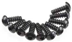 Axial Hex Tap Button Head M3x8mm Black (10)