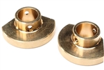 Axial SCX10 PRO Brass Rear Axle Tube Caps, L / R (30g)