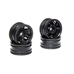 Axial 1.0" Rockster Wheels, Black (4)