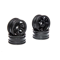 Axial 1.0" Rockster Wheels, Black (4)