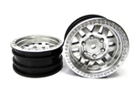 Axial 1.9" KMC Machete Wheel - Satin Silver (2)