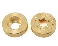 Beef Tubes Beef Patties Scale Brake Rotors/Weights (INCISION) - Brass (2)