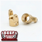 Beef Tubes SCX10 Pro / AR45 Straight Axle C-Hubs - Brass