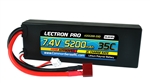 Common Sense RC 2S 7.4V 5200mAh 35C Lectron Pro LiPo Battery - Deans