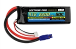 Common Sense RC 3S 11.1V 2200mAh 50C Lectron Pro LiPo Battery - EC3