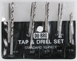 Du-Bro 10-Piece Standard Assorted Tap & Drill