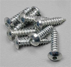 Du-Bro Button Head Sheet Metal Screws 4x1/2 (8)