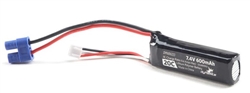 Dynamite 2S 7.4V 600mAh 20C LiPo Battery for Sprintjet - EC3